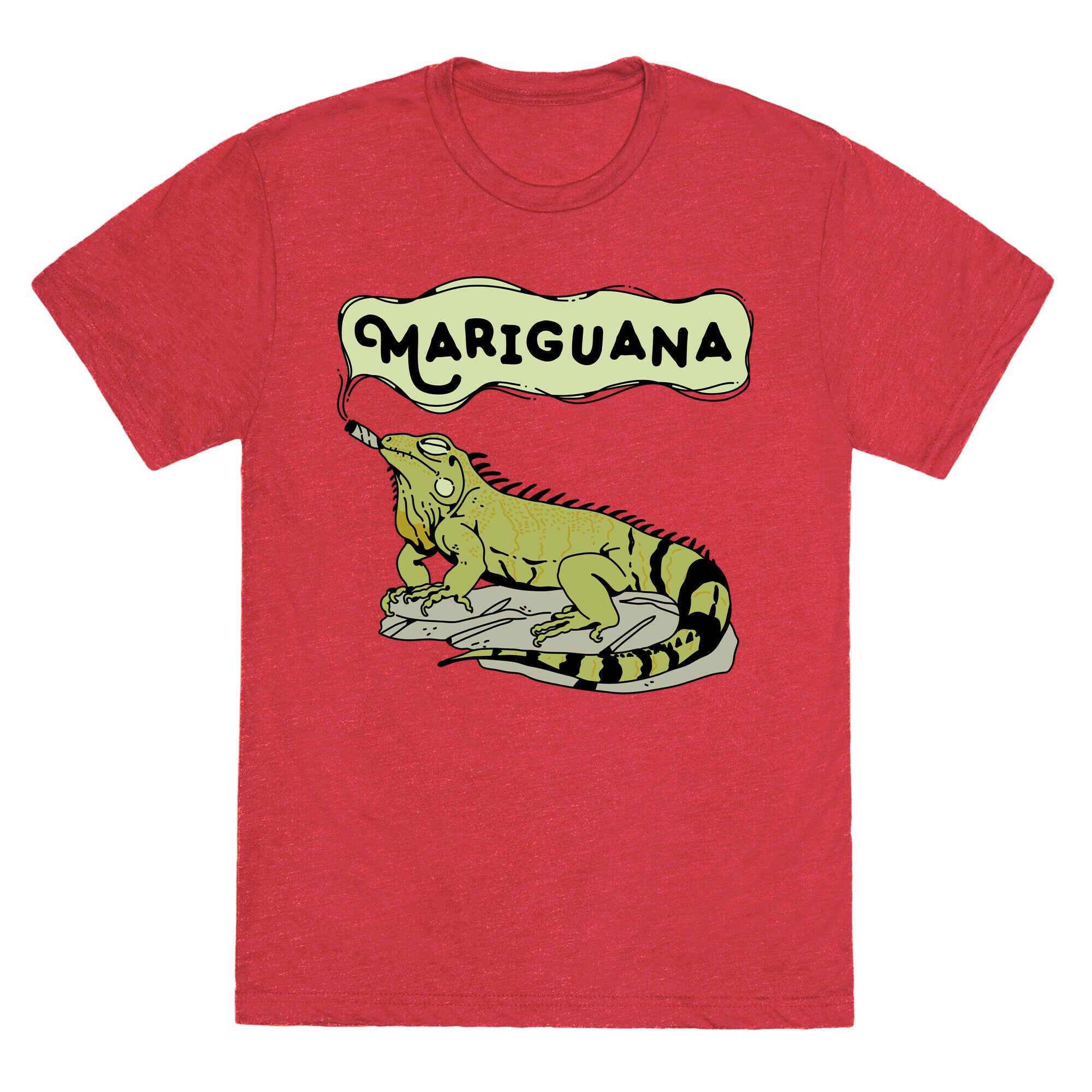 Mariguana Marijuana Iguana Unisex Triblend Tee